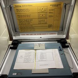 BUSH V GORE 2000 HANGING CHAD Voting Machine 