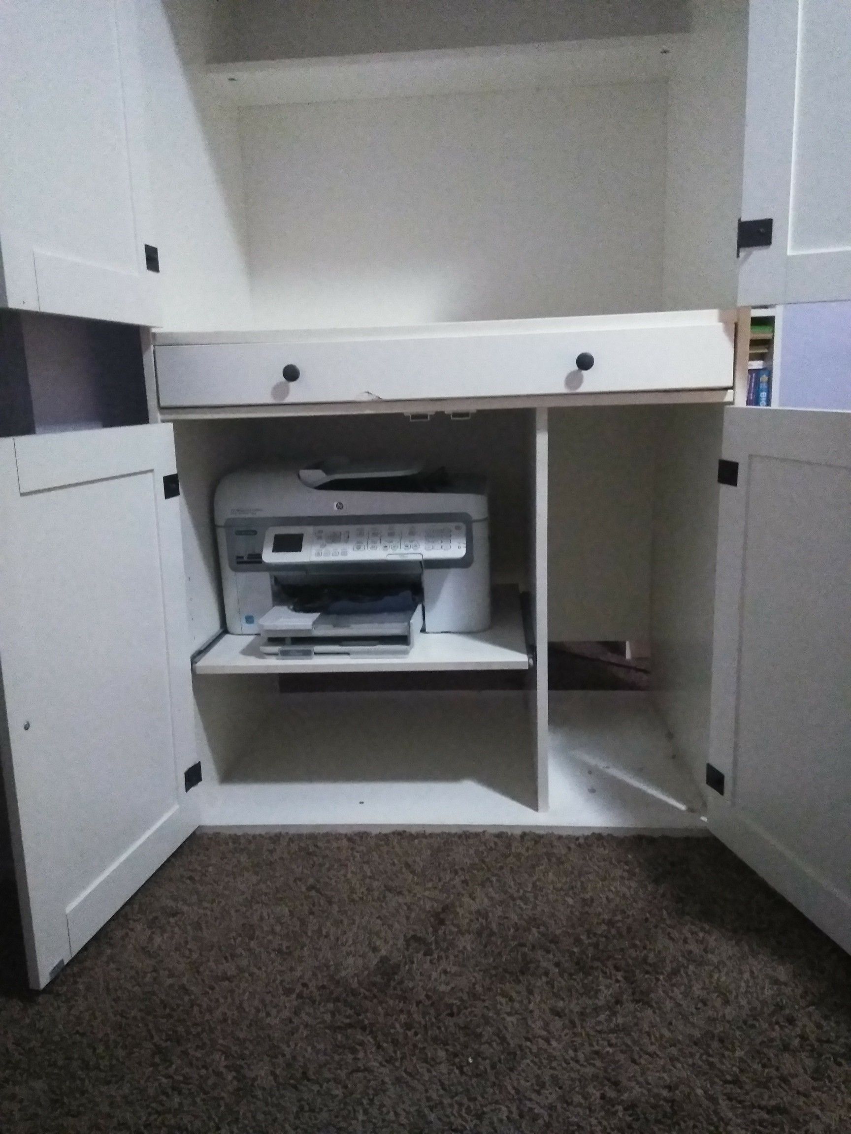 Ikea White Computer Armoire