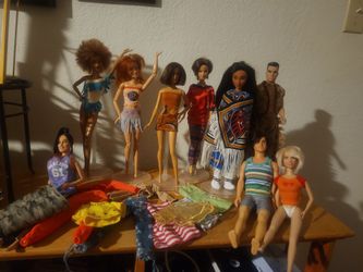 Barbie doll collection