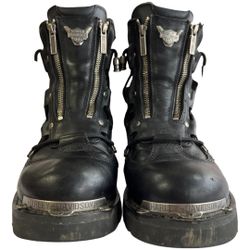 HARLEY DAVIDSON FOOTWEAR Men s Brake Light Black Leather