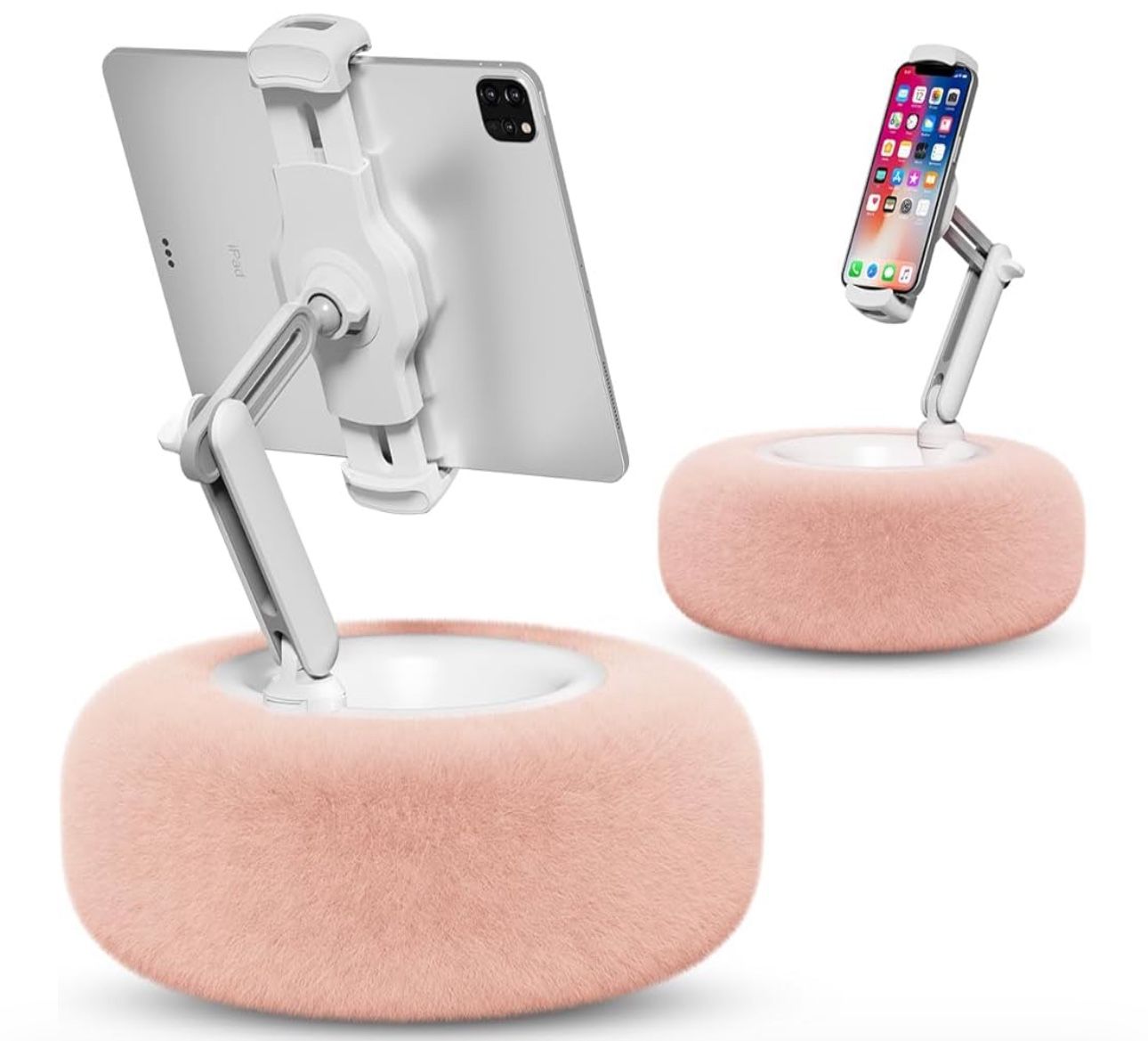(1111-35) Tablet Stand Pillow, Compatible with 4.7"-13" Phone/Tablet, iPad, iPhone, Samsung, Google, Kindle, 360°Adjustable Phone Holder for Bed with 