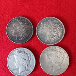 4 Silver Dollars 