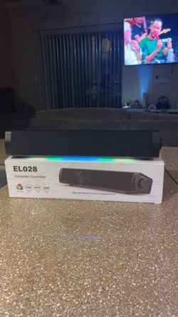 🔊 EL028 RGB Computer Soundbar