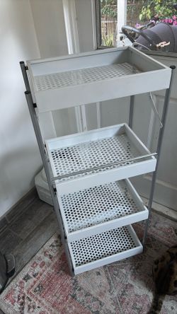 White Shelf Organizer