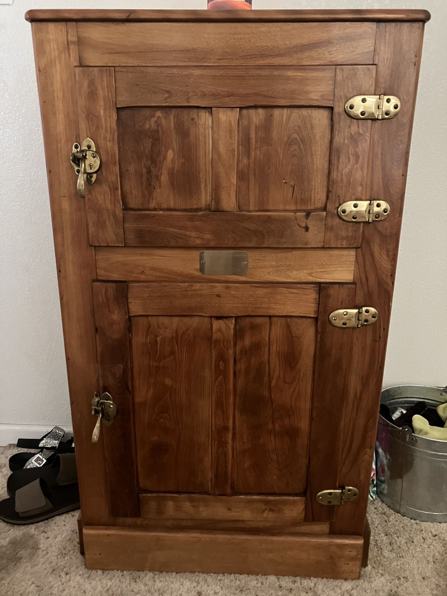 Antique Oak Ice Box