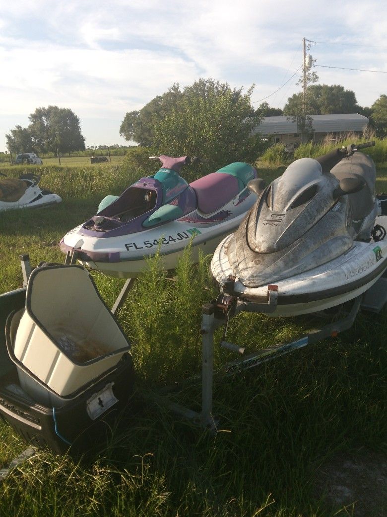 2 Jet skis And Trailor