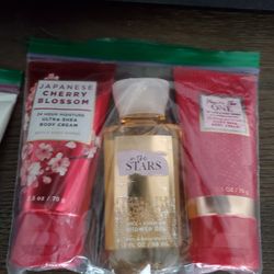 Three Pc B & B SETS, TRAVEL SIZE, each Set