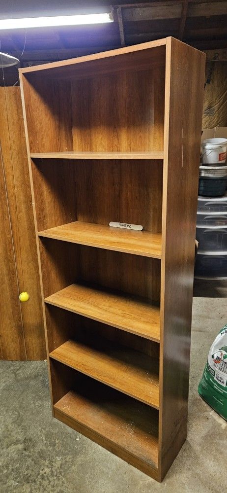 SOLD $10 - 5 Shelf Book Shelf