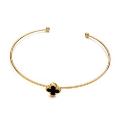 GOLD PLATED STAINLESS STEEL BRACELET