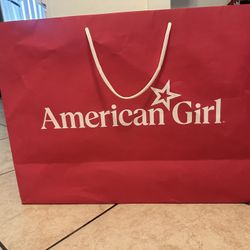 American Girl Large Red Bag
