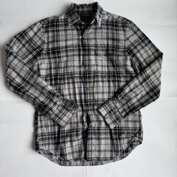 Mens American Eagle Classic Dress  Shirt / Flannel Slim Fit Size Small