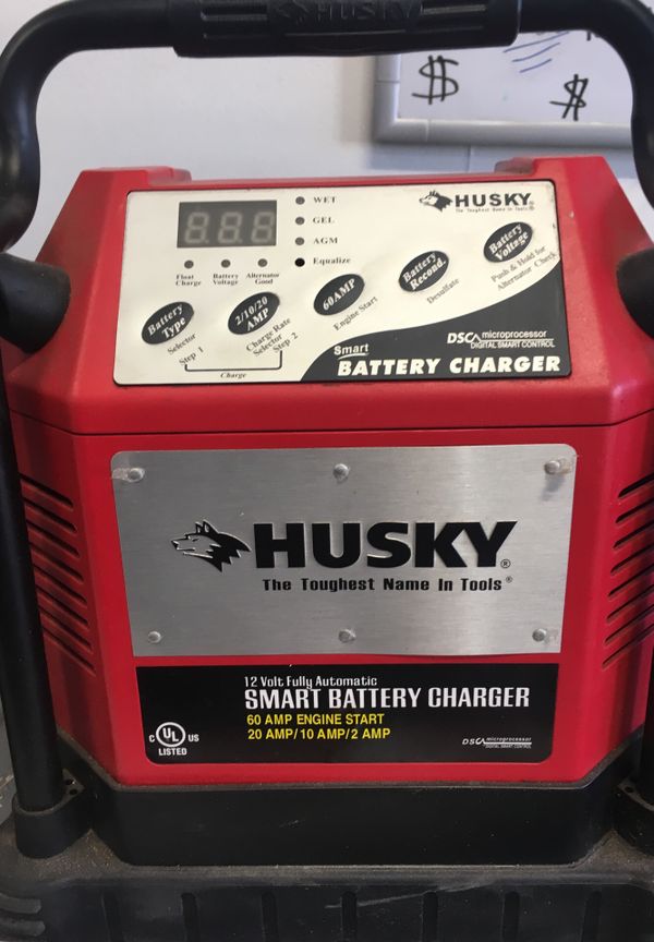 Husky smart battery charger 60 amp 12 volt for Sale in Stratford, CT