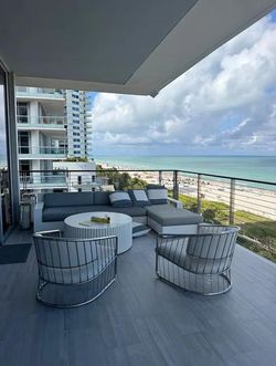 Modern Outdoor Patio Conversation Set – 5-Piece