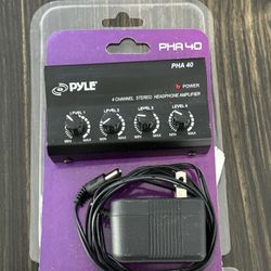 PYLE 4 Channel Stereo Headphone Amplifier