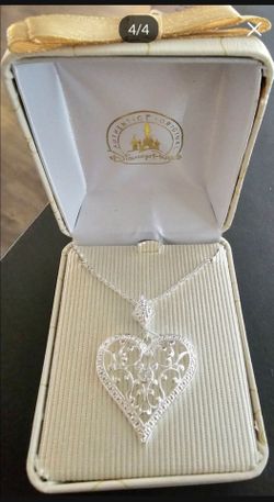 Authentic Disney Parks Mickey Swarovski Heart Necklace