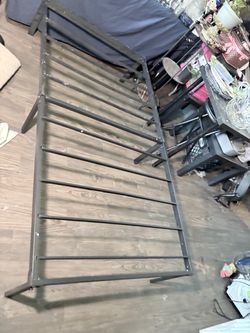 Metal Bed Frame with Slats