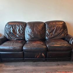 Leather Couch 