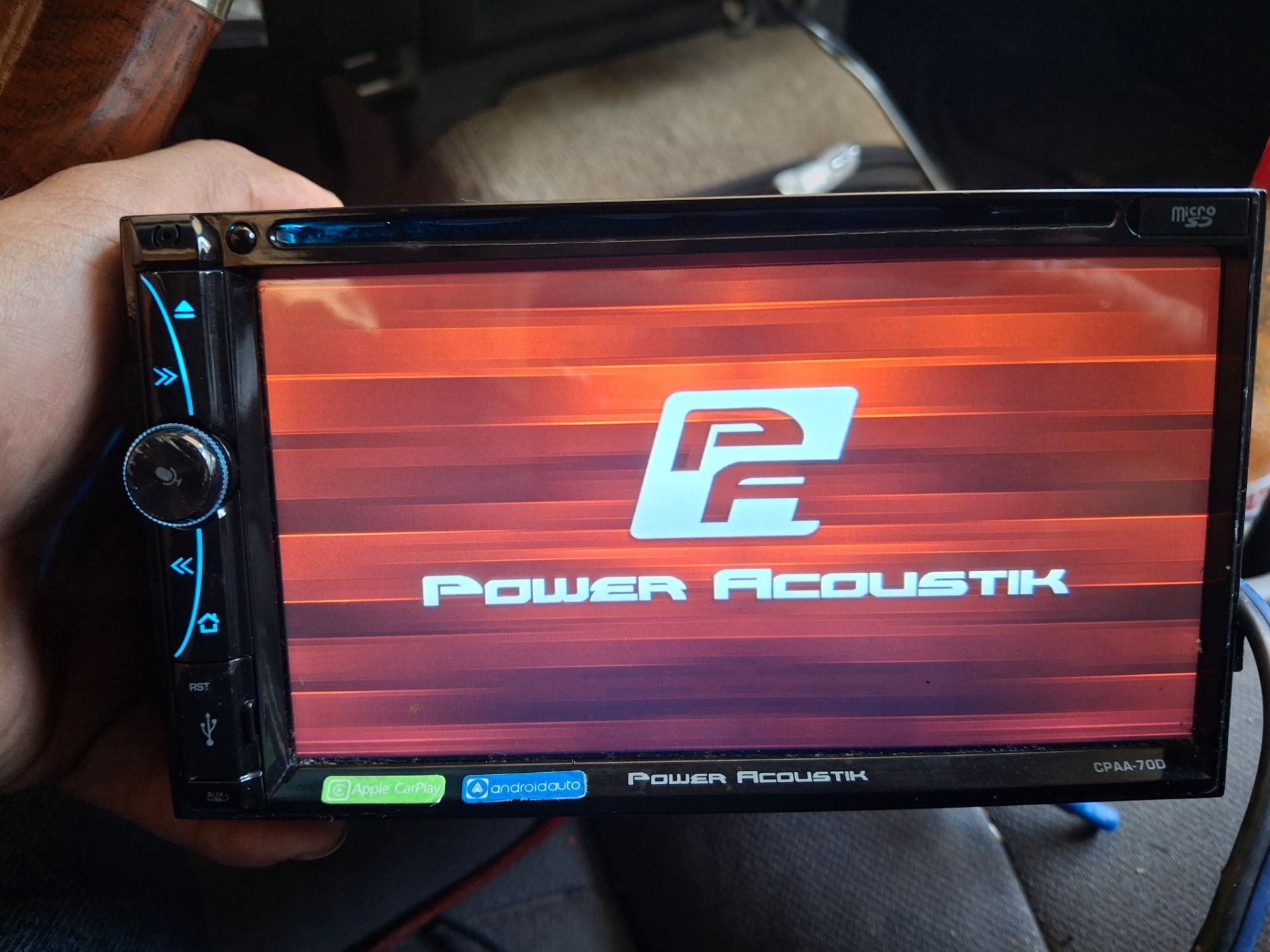 STEREO POWER ACOUSTIK AUX USB BLUETOOTH GOOD CONDICIÓN ABLO ESPAÑOL
