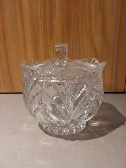 Noritake Crystal Candy Dish/Lid