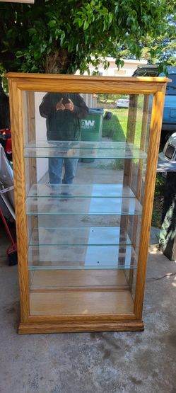 Display Cabinet With A Light