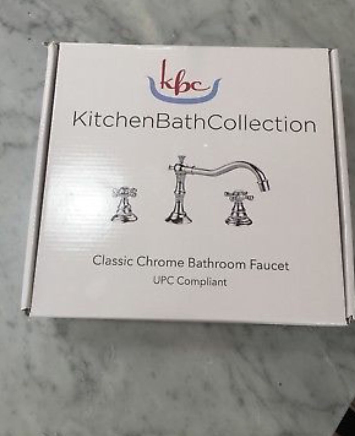 kbc Kitchen Bath Collection Classic Chrome Bathroom Faucet Set SKU#: KBC-FACLCH
