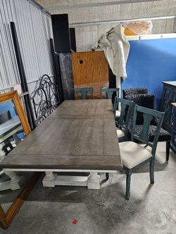 Dining table with four chairs
