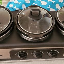 Bella 3 Dishes Slower Cooker