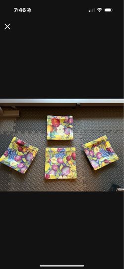 3 Bowls, 1 Plate, New, Never Been Used