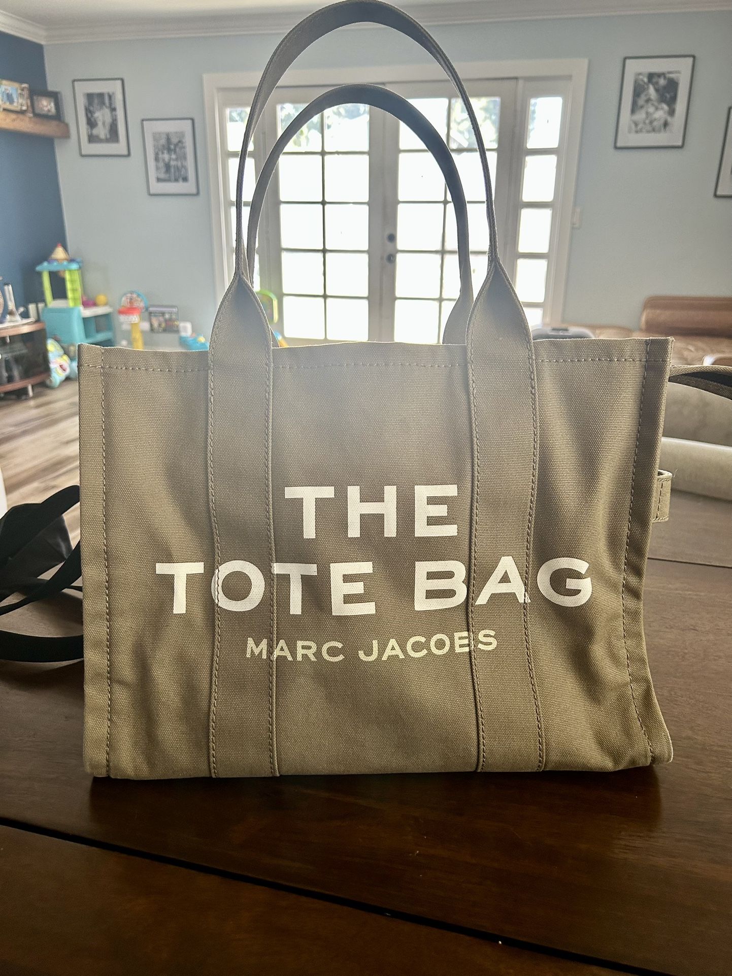 Marc Jacobs The Canvas Large Tote Bag Slate Green