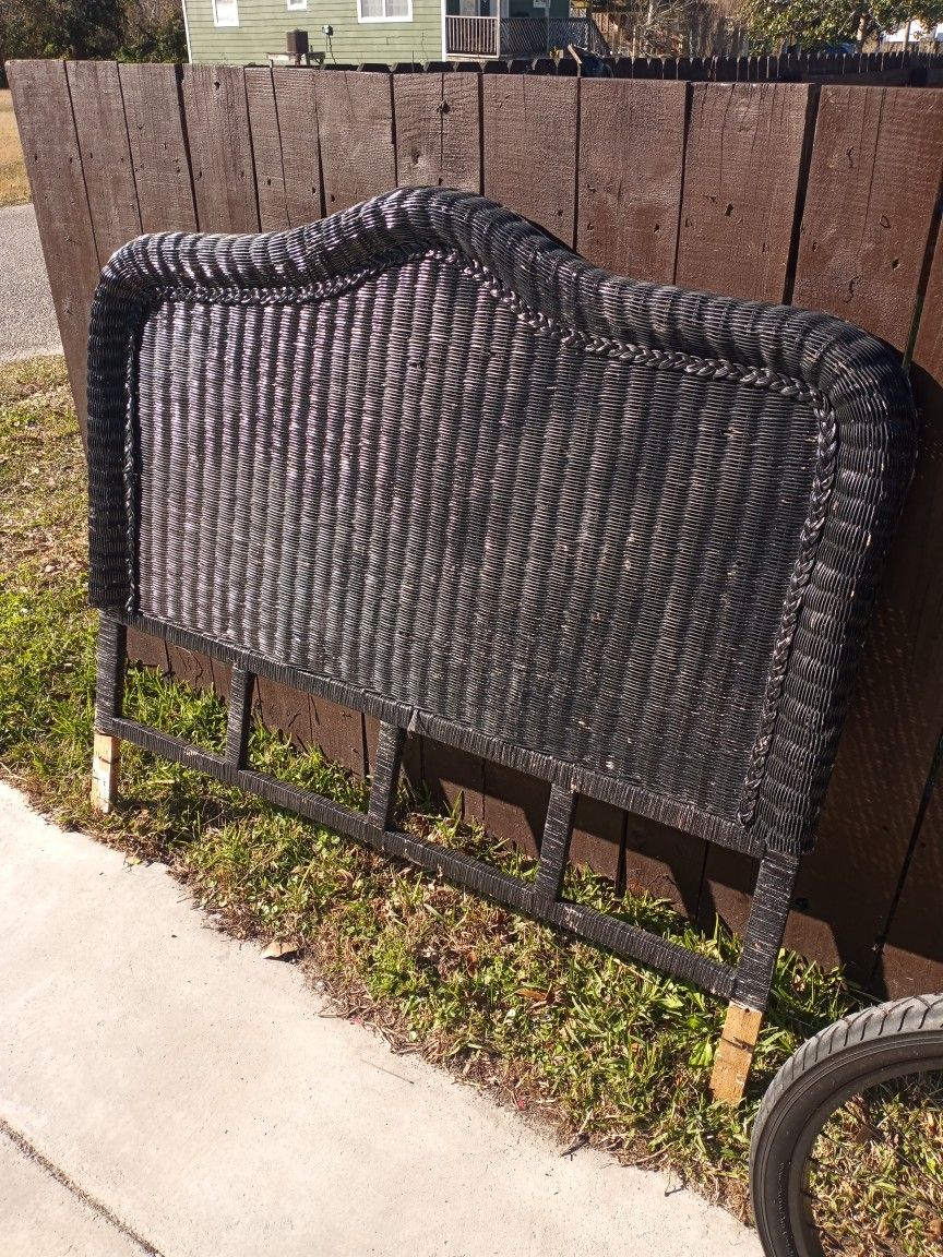 Wicker Headboard