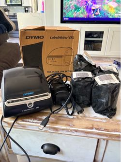 DYMO LabelWriter 4XL Thermal Shipping Label Printer + Original Box + 4 Rolls of Labels