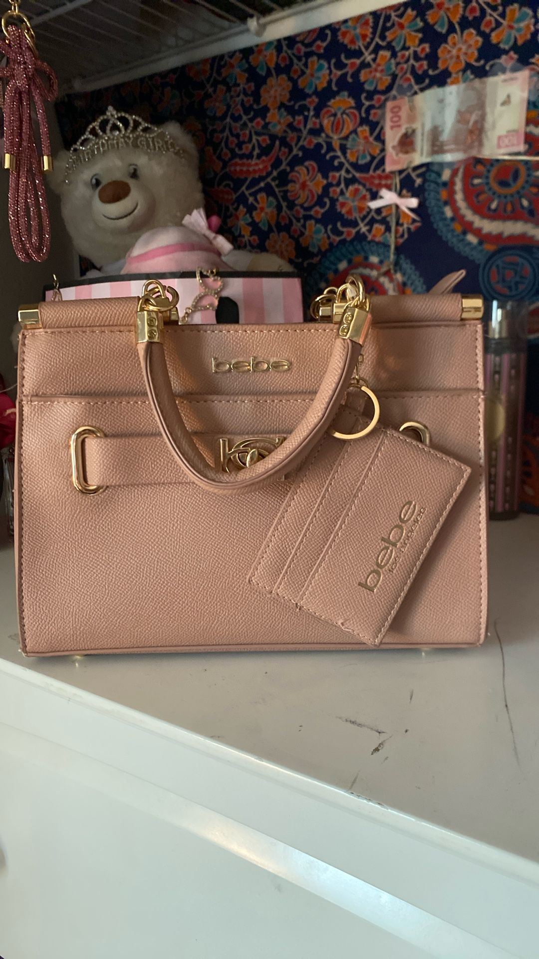 Pink Bebe Purse