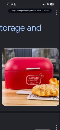 Red bread box