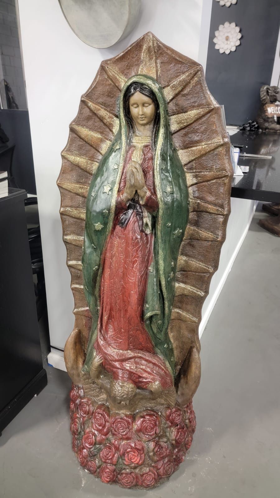 Rosa De Guadalupe Statue