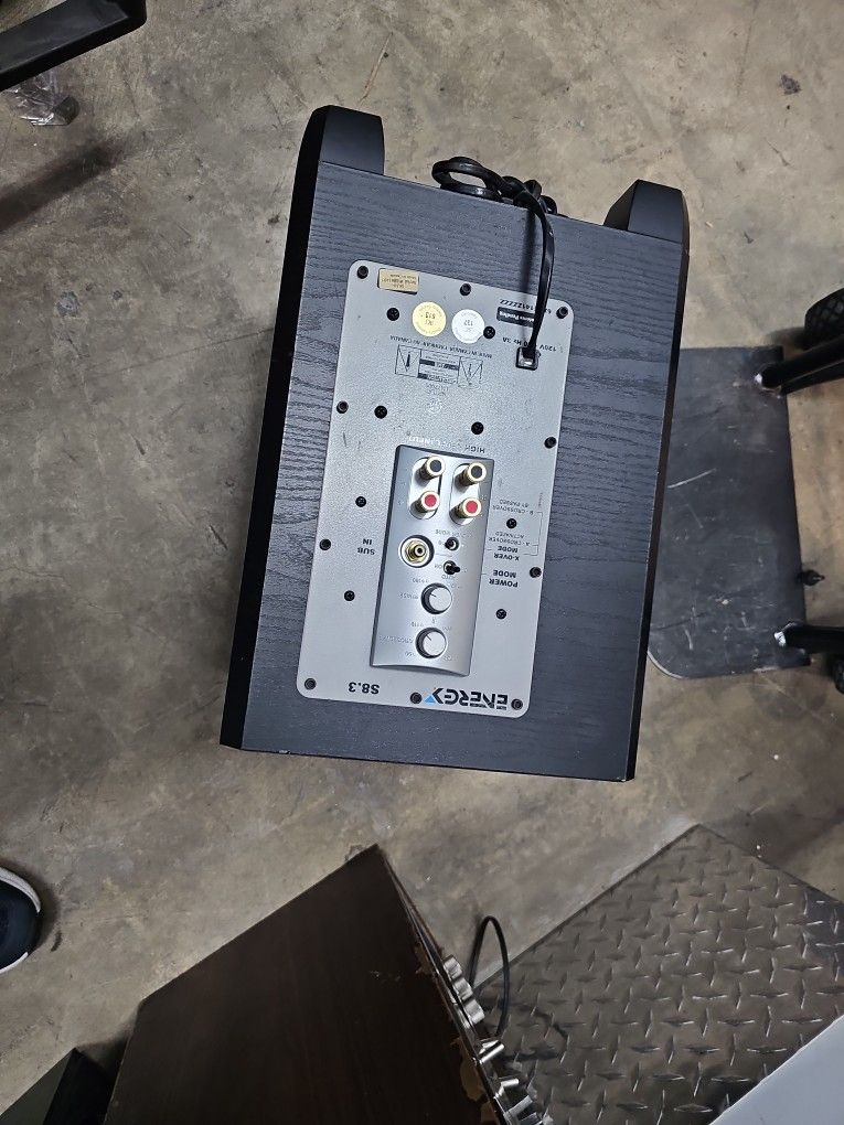 Energy Subwoofer Works Great