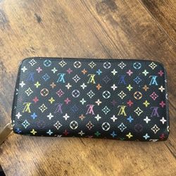 LV Multi Color Wallet Original Not New Collection 