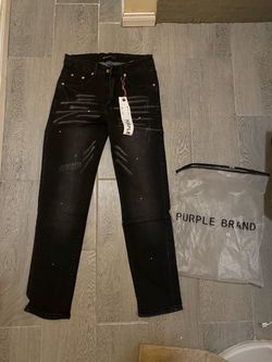 Purple jeans