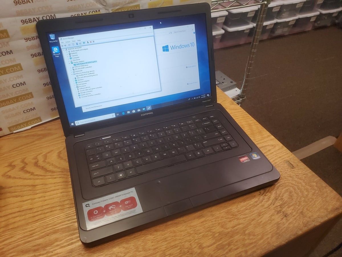 HP PRESARIO CQ57 WITH WINDOW 10 AND ALL UPDATE (T1051)
