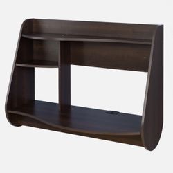Prepac Kurv Floating Desk (Espresso)