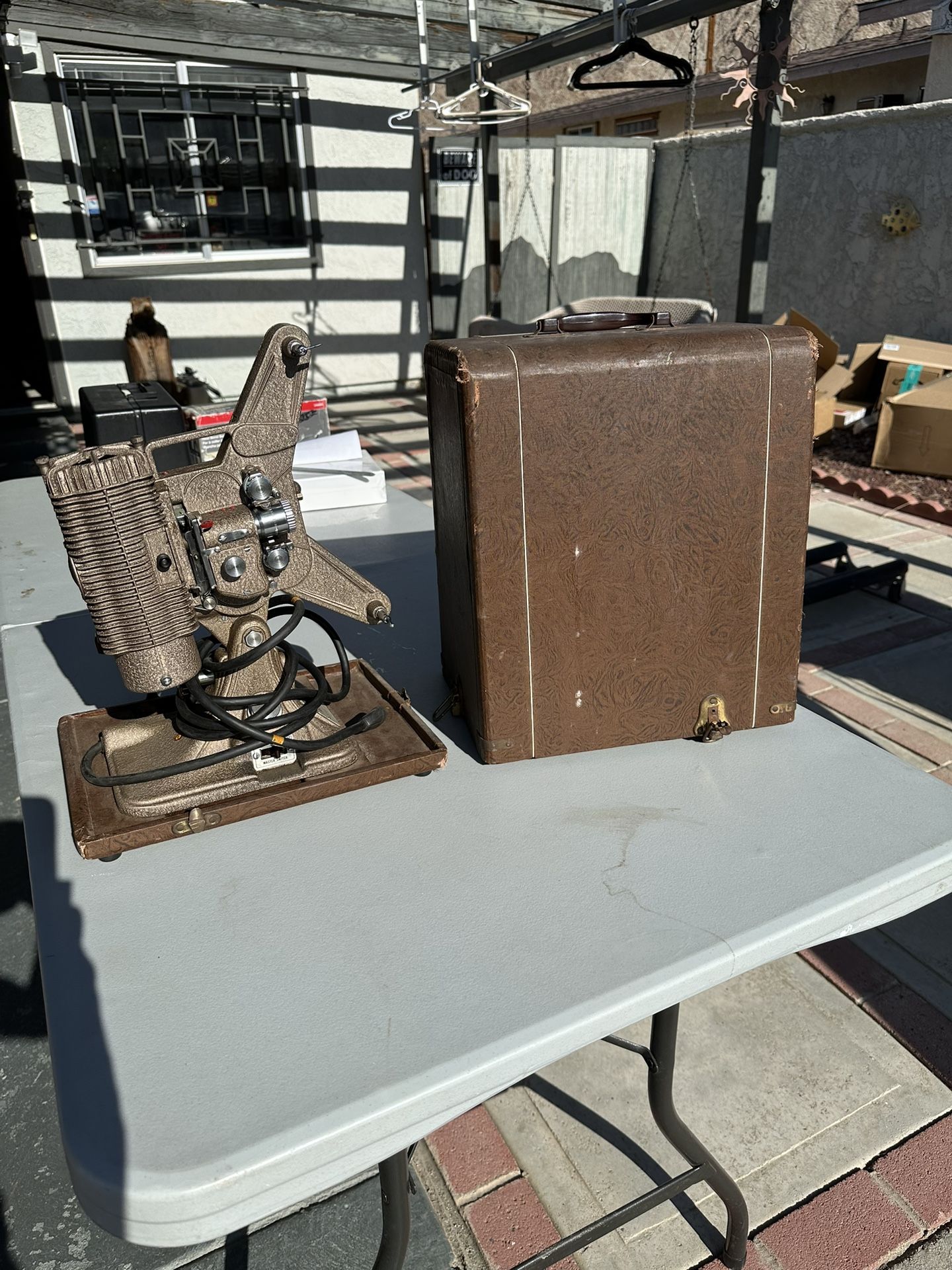 Vintage Keystone 8mm Movie Projector With Case