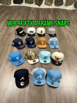 MLB New Era 9fifty A Frame SnapBack Hats Many Teams To Choose From