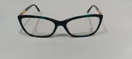 Versace Eyeglasses, #3186 5076, Green/Black Havana 54-16-140, No Case