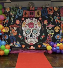 Dia De Los Muertos Backdrop