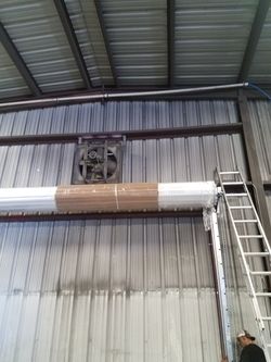 8'06"wide x 8'high wind loaded roll up door