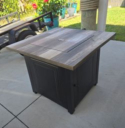 New Outdoor Propane Fire Pit Table 30" Top