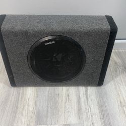 Kicker PT250 10" Subwoofer with Built-In 100W Amplifier