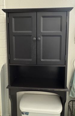 over toilet bathroom cabinet storage shelf
