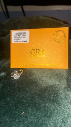 Moissanite ring