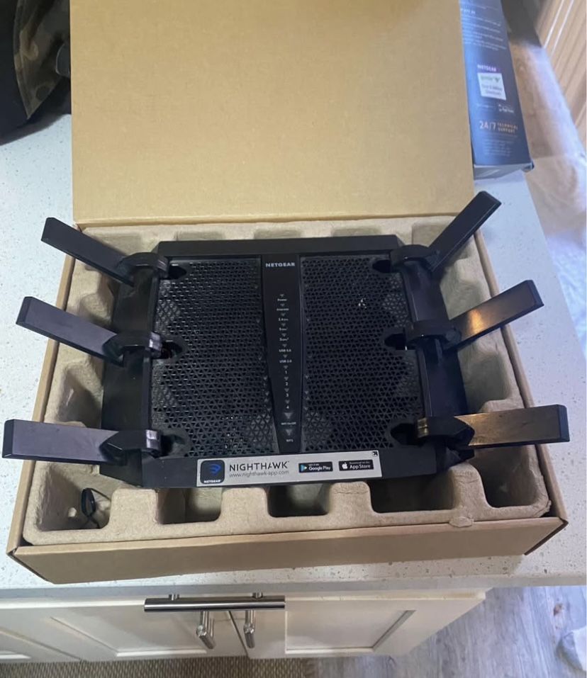 Nighthawk x6 ac3200 netgear router Wi-Fi Wireless Pick up in orting