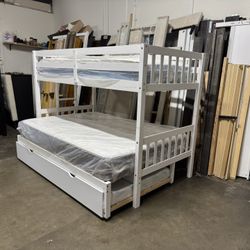Full Over Twin Bunk Bed $499